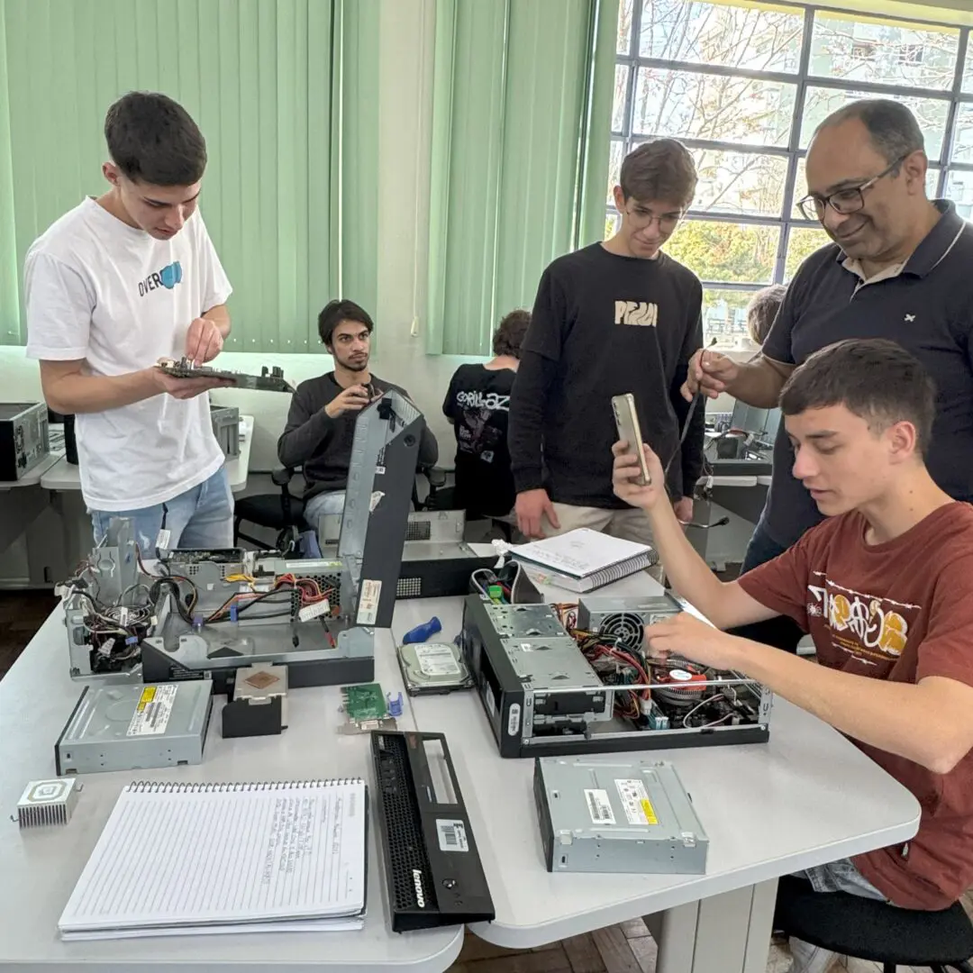 Aluno em curso de curta duração
