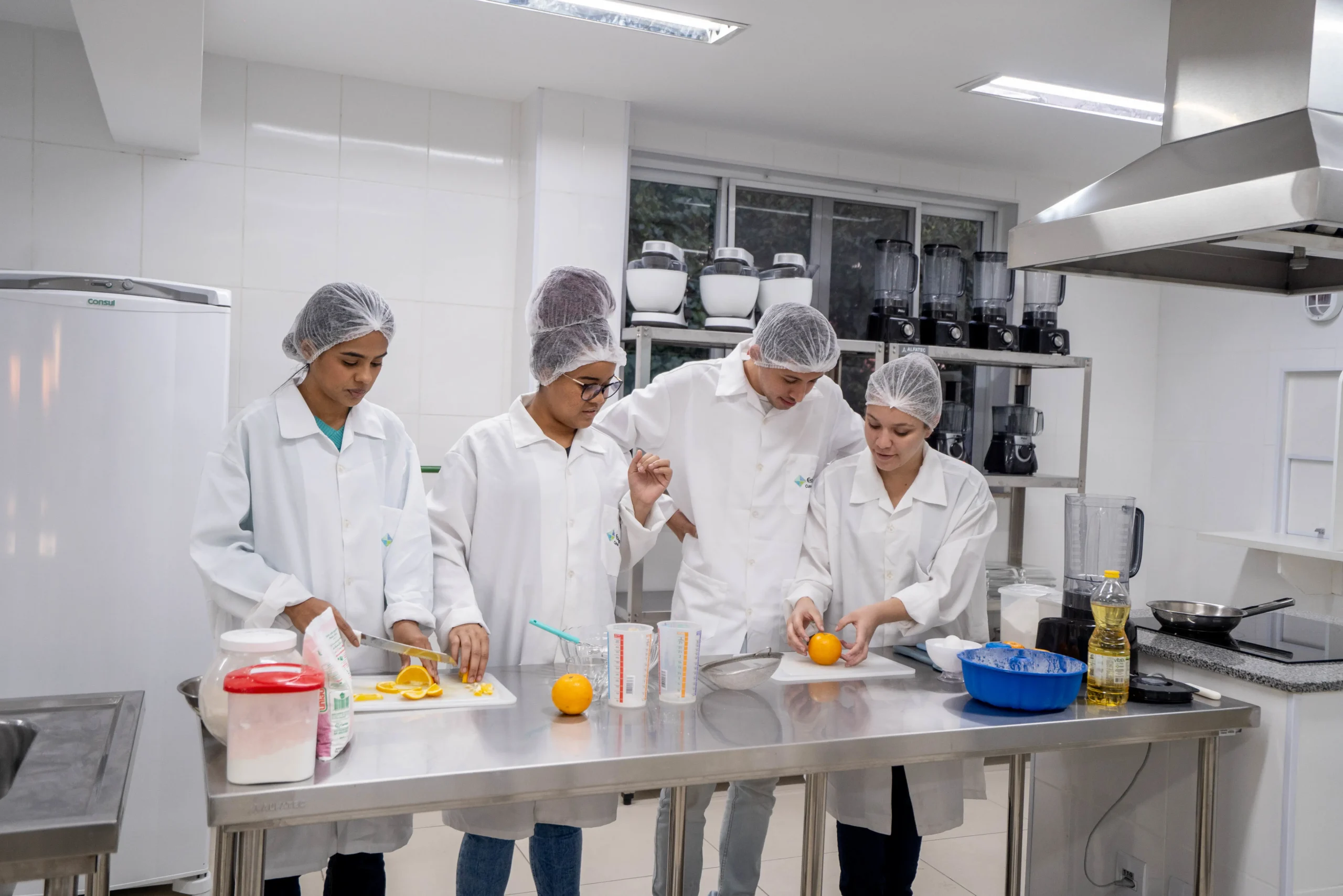 Laboratório de gastronomia do Senac Ribeirão Preto
