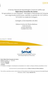 Carta de Pré-Matrícula PSG Senac 2026:&hellip;
