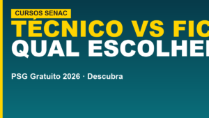 Curso técnico ou FIC no Senac:&hellip;