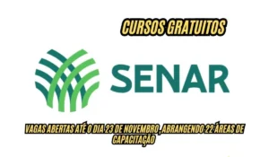 Senar cursos gratuitos 2026: 1 milhão&hellip;