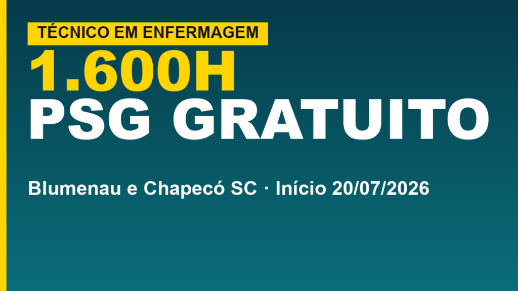técnico de enfermagem em hospital atendendo paciente UTI Senac PSG gratuito