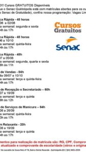 Senac Amazonas 2026: cursos gratuitos PSG&hellip;