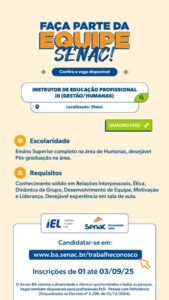 SENAC Ilhéus oferece cursos gratuitos para&hellip;
