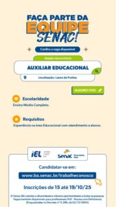 Senac Irecê oferece cursos gratuitos no&hellip;