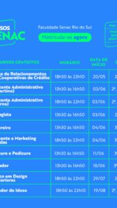 Senac Rio Claro: cursos técnicos gratuitos&hellip;