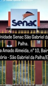 Senac São Gabriel da Palha: cursos…