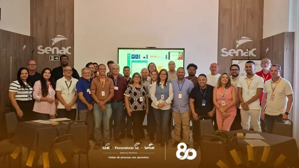 Aluno de curso gratuito do Senac em Sergipe